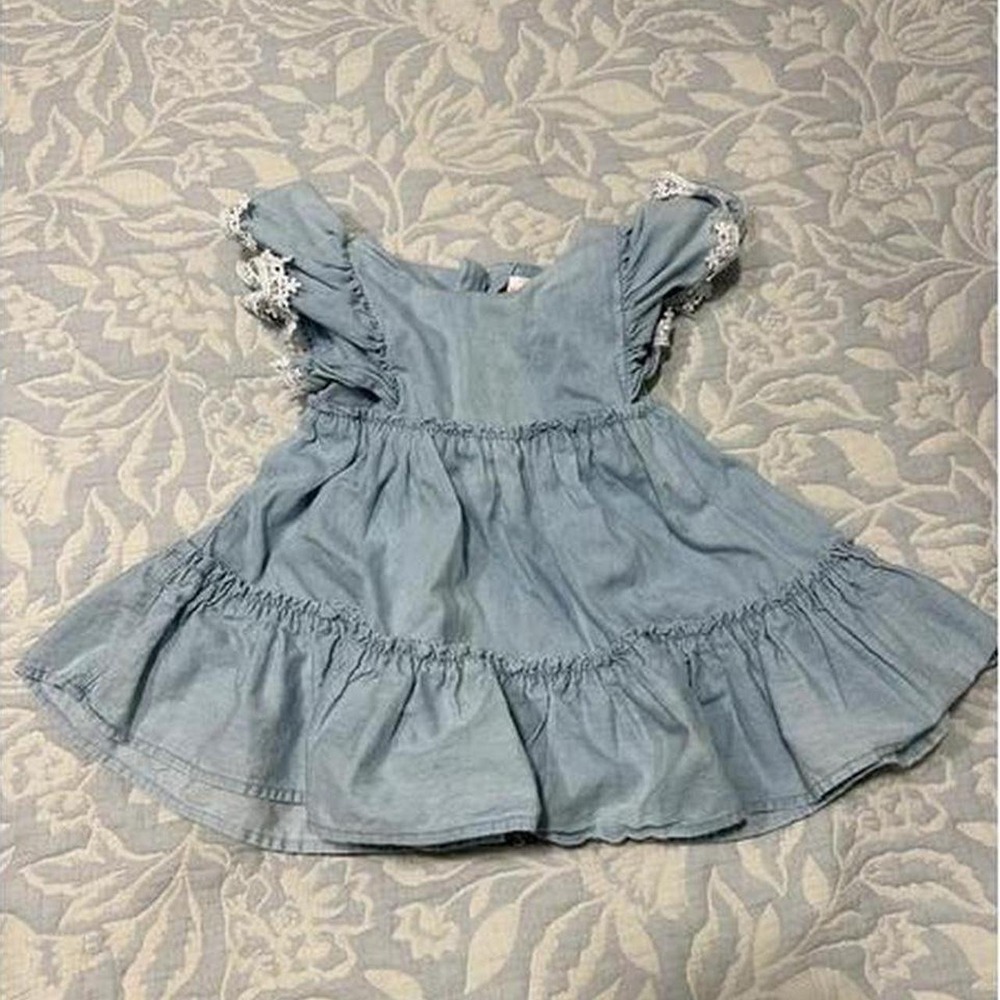 Tommy Bahama Toddler Girls 100% Cotton Dress Size 3T Summer Vacation Resort